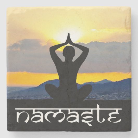 Namaste, Yoga Sunrise, Onderzetters (Voorkant)