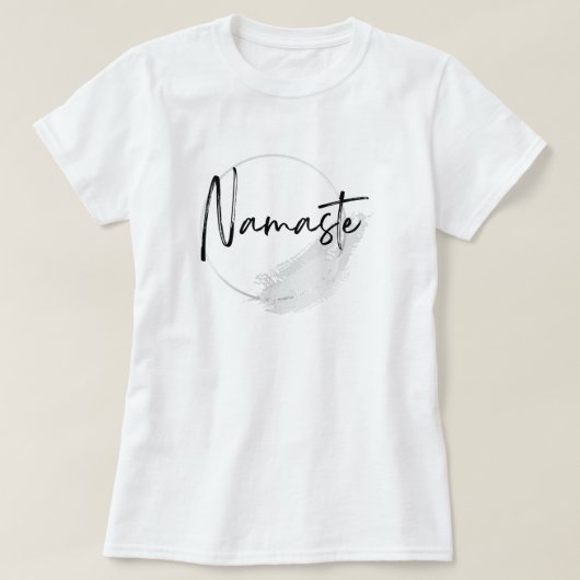 Namaste yoga T-shirt (Design voorkant)