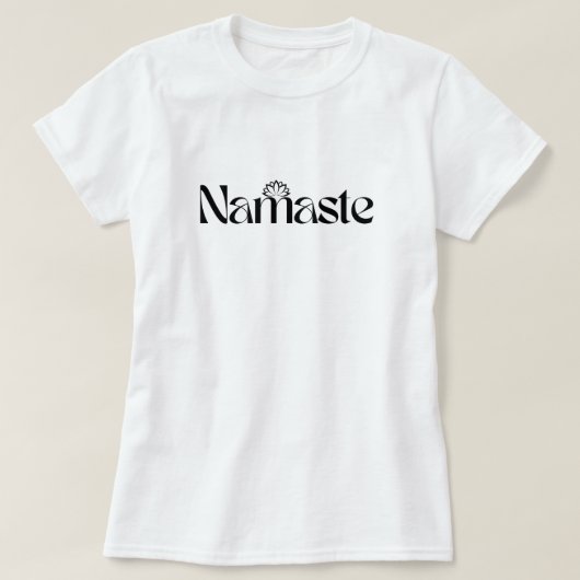 Namaste yoga T-shirt (Design voorkant)