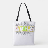 Namaste, yoga tote bag (Achterkant)