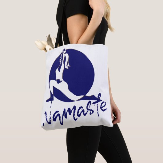 Namaste, yoga tote bag (Dichtbij)