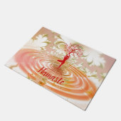 Namaste Yoga Tree of Life Spiritueel Welkom Deurmat (Schuin)