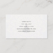 Namaste Yoga Tribal Patroon met lotushouding Visitekaartje (Achterkant)