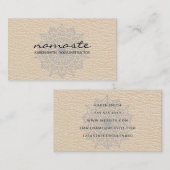 Namaste Yoga Tribal Patroon Visitekaartje (Voorkant / Achterkant)