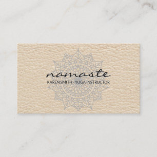 Namaste Yoga Tribal Patroon Visitekaartje
