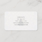 Namaste Yoga Tribal Pattern met lotuspositie Visitekaartje (Achterkant)