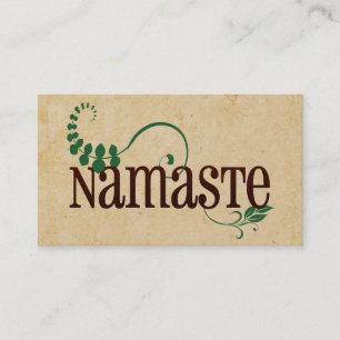 Namaste Yoga Visitekaartje