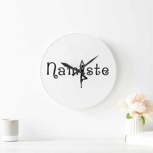 Namaste Yoga Wall klok (Huis)