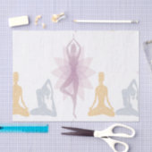 Namaste,yoga,yogi,vrouwen,chakra,chi,spiritueel,ze Tissuepapier (Craft)