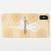 Namaste yogahouding Case-Mate iPhone case (Achterkant (horizontaal))