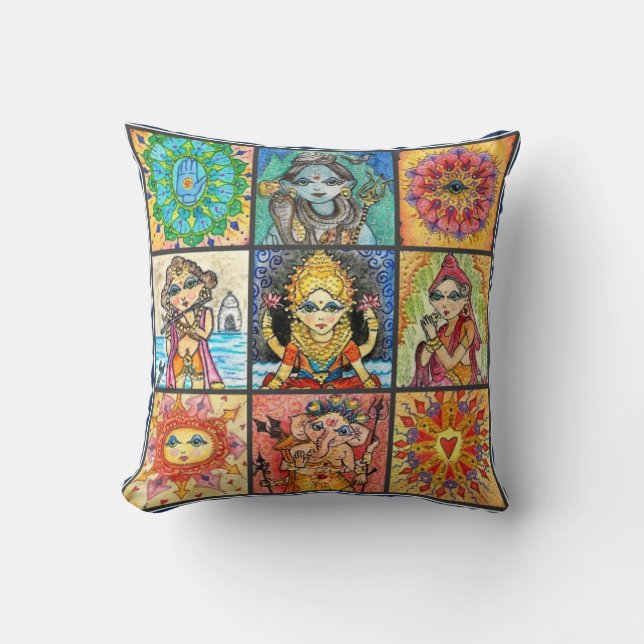 Namaste yogakussen kussen (Voorkant)