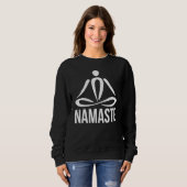 Namaste Zen Art Pride Yoga Workout Home Fitness Trui (Voorkant volledig)