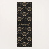 Namaste Zon Maan Sterren Boho Celestial Yogamat (Achterkant)