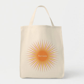 namaste zon tote bag
