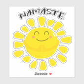 Namaste Zongebed Schattigee Cartoon Sticker (Vel)