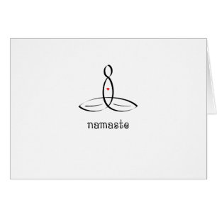 Namaste - Zwarte Fancy stijl