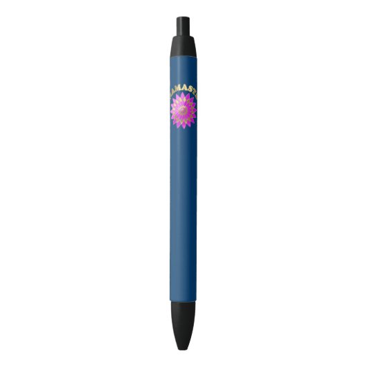 Namaste Zwarte Inkt Pen (Voorkant Verticaal)