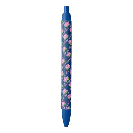 Namaste Zwarte Inkt Pen (Voorkant Verticaal)
