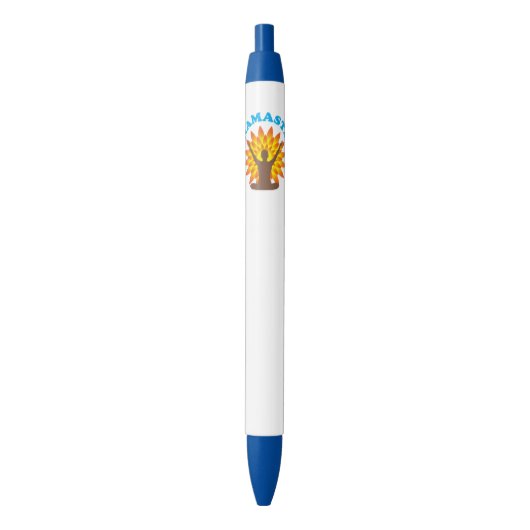 Namaste Zwarte Inkt Pen (Voorkant Verticaal)