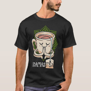 NamasTea Meditatie Groene Thee Yoga Namaste Strak T-shirt