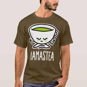 Namastea Namaste Yoga meditatie groene thee Matcha T-shirt