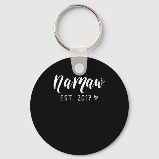 Namaw EST.2017 Best Grandma Custom Nana Gift Sleutelhanger (Voorkant)