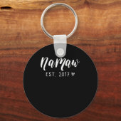 Namaw EST.2017 Best Grandma Custom Nana Gift Sleutelhanger (Voorkant)
