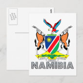 Nambian Emblem Briefkaart (Voorkant / Achterkant)