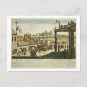 Namchas Place in Lahore, die de gouden troon toont Briefkaart (Voorkant)