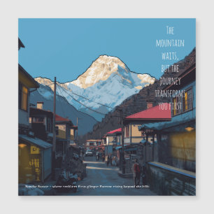 Namche Bazaar Everest Ochtendavontuurmagneet