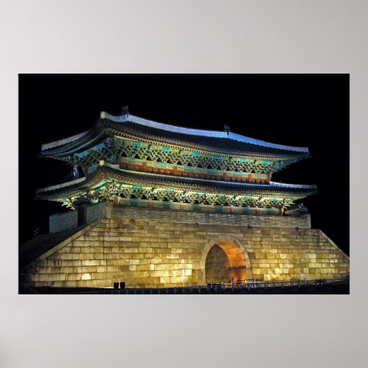 Namdaemun Gate Seoul Poster (Voorkant)