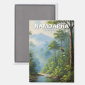 Namdapha National Park India Travel Magneet (Voorkant / Achterkant)