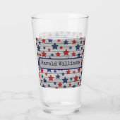 Name, America Celebrating 250 years 1776-2026 Pint Glas (Achterkant)
