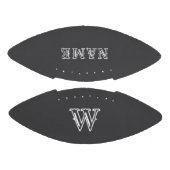 Name and Monogram Custom Football for Special Even (Panelen)