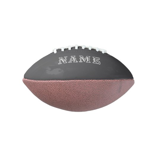 Name and Monogram Custom Football for Special Even (Gedraaid 90)