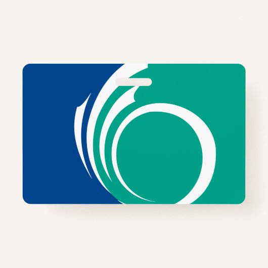 Name Badge with flag of Ottawa, Canada (Achterkant)