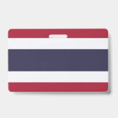 Name Badge with flag of Thailand (Achterkant)