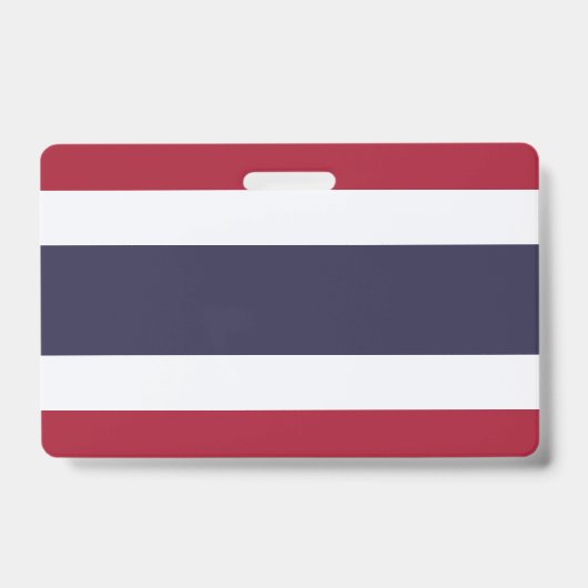Name Badge with flag of Thailand (Voorkant)