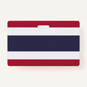 Name Badge with flag of Thailand (Achterkant)