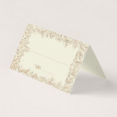 Name Cards Wedding Table Vintage Kaart (Voorkant)