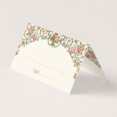 Name Cards Wedding Table Vintage Kaart (Voorkant)