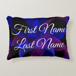 Name Change 3D To 2D Geometric Accent Pillow Kussen