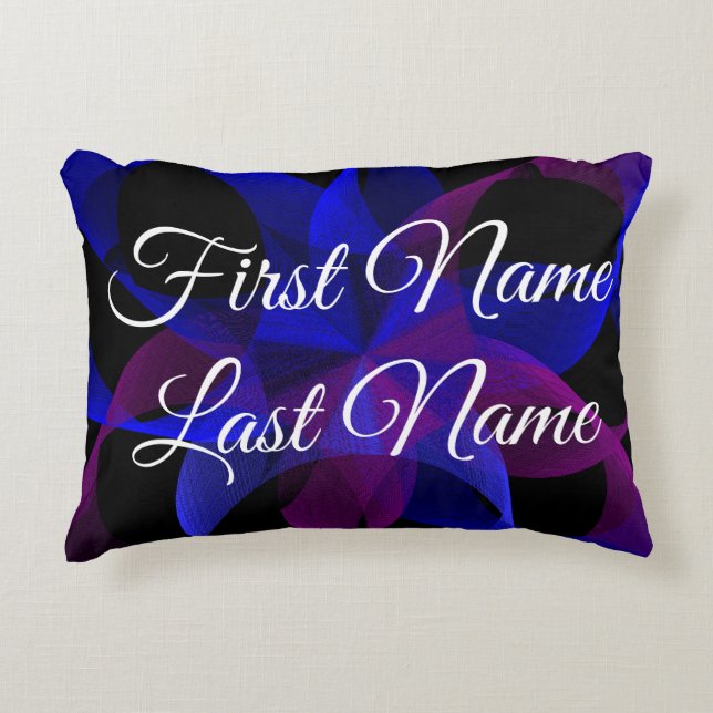 Name Change 3D To 2D Geometric Accent Pillow Kussen (Voorkant)