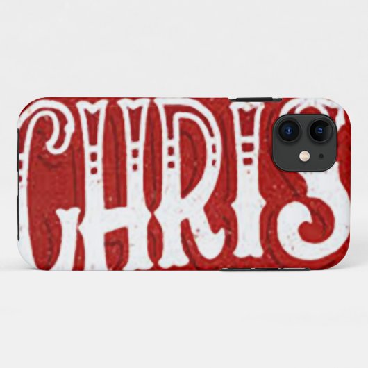 Name_CHRIS_iphone Case-Mate iPhone Case (Achterkant (horizontaal))