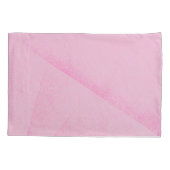 #Name Foam Roller Brush Stroke Pink Artistic Kussensloop (Achterkant)