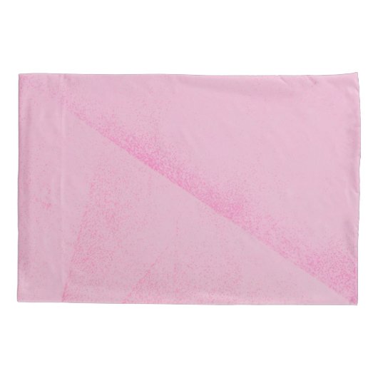 #Name Foam Roller Brush Stroke Pink Artistic Kussensloop (Achterkant)