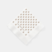 Name, Gingerbread Man Cookies Holiday Paper Servet (Hoek)