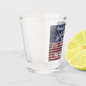 Name || Happy Birthday America 250 Years Flag Shot Glas (Links)