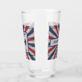 Name || Happy Birthday America Starburst Pint Glas (Links)