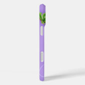 Name & Initial hibiscus blue purple ipad case (Achterkant / Rechts)